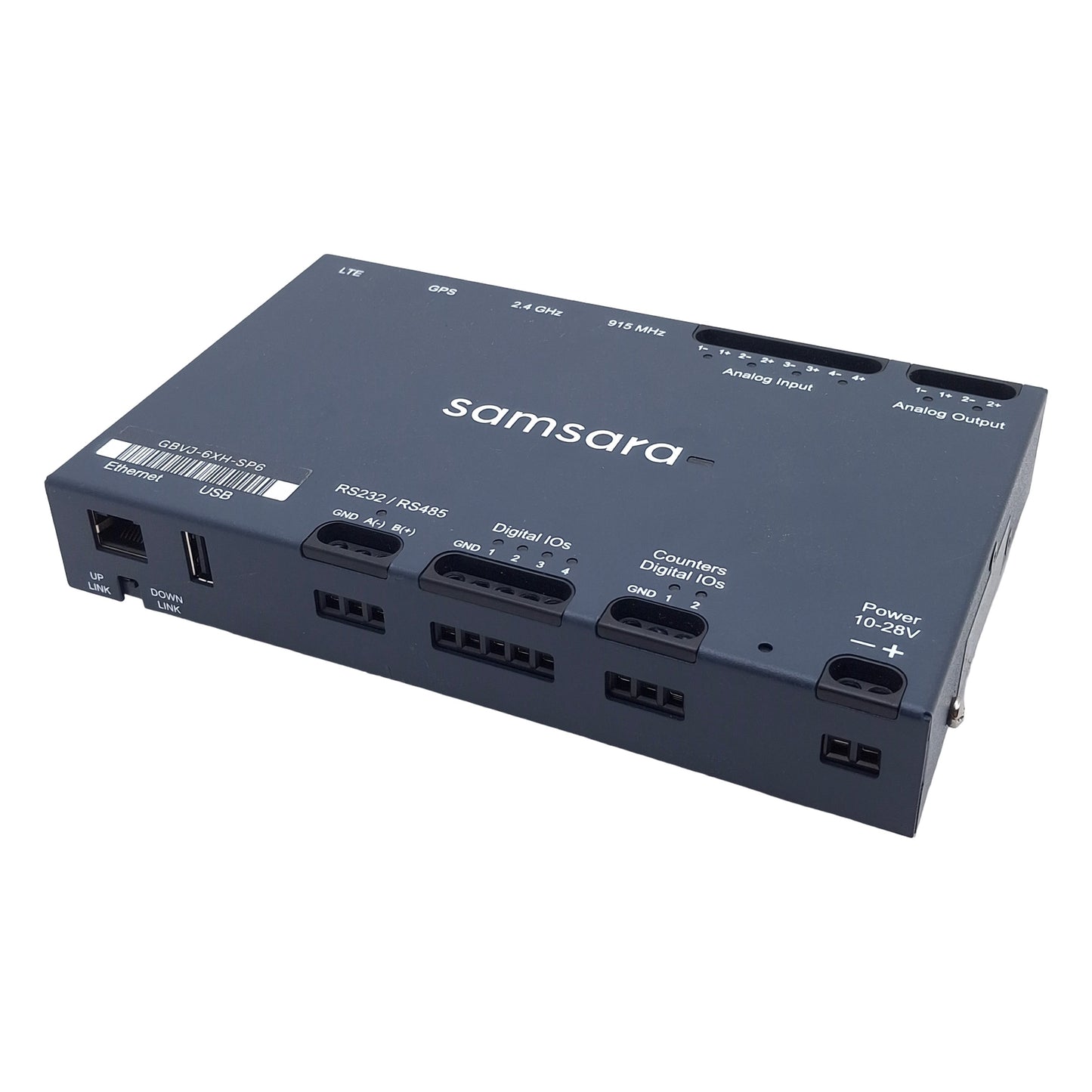 Used Samsara IG21 010-1021-03 Industrial Controller, 10-28VDC, 6.7W, DIN Rail