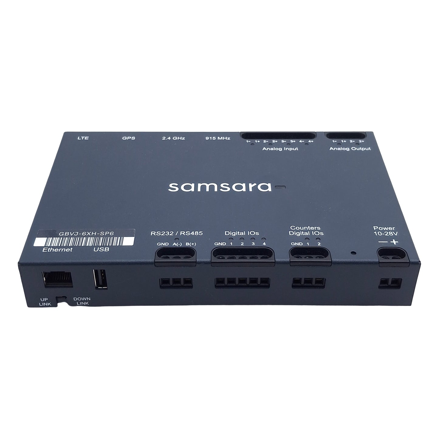 Used Samsara IG21 010-1021-03 Industrial Controller, 10-28VDC, 6.7W, DIN Rail