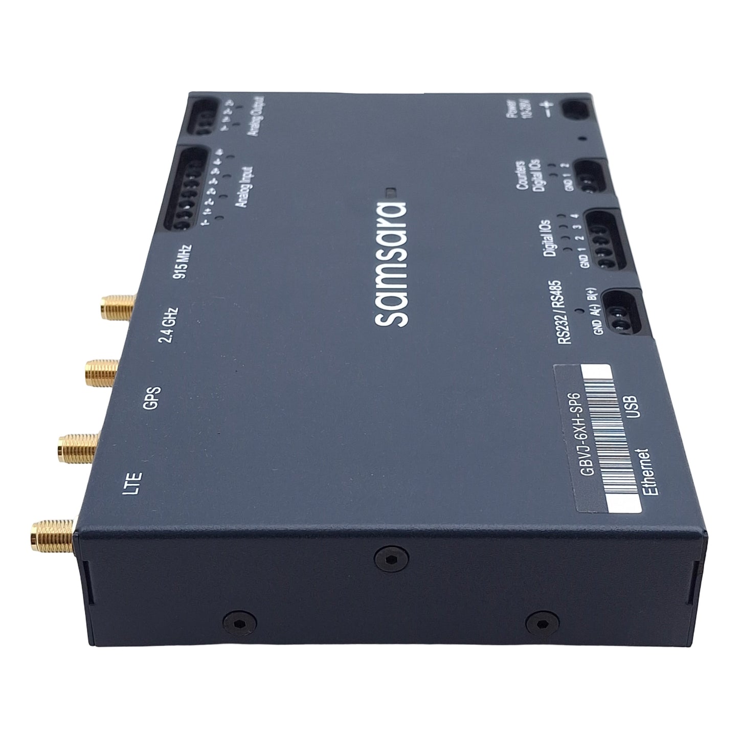 Used Samsara IG21 010-1021-03 Industrial Controller, 10-28VDC, 6.7W, DIN Rail
