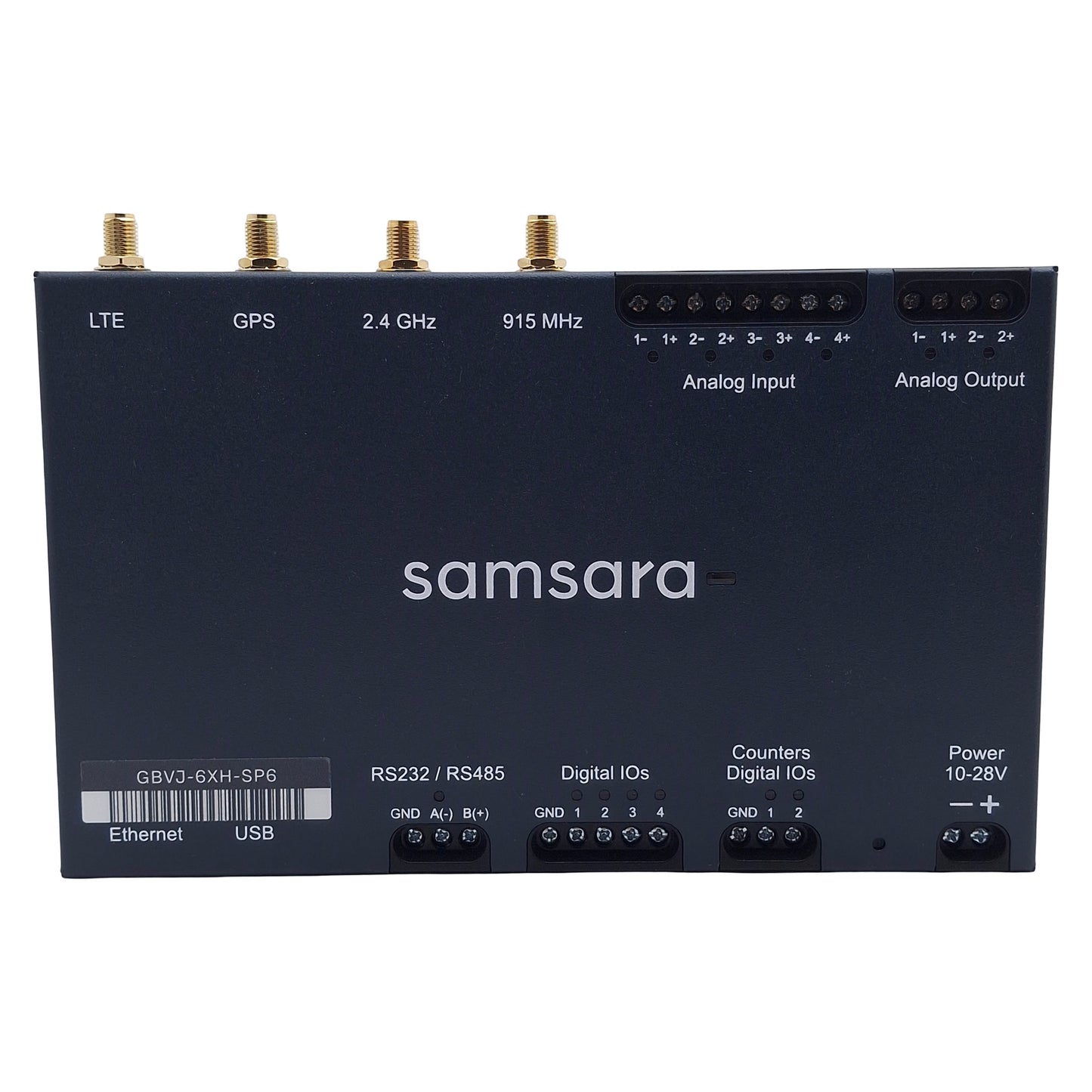 Used Samsara IG21 010-1021-03 Industrial Controller, 10-28VDC, 6.7W, DIN Rail