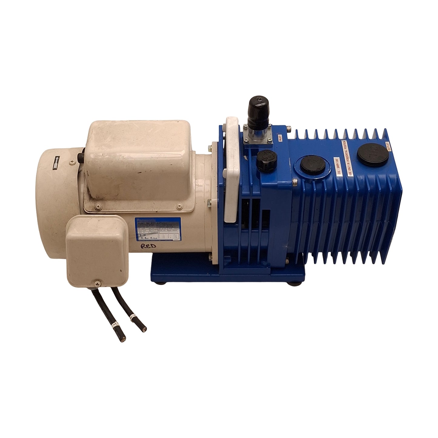 Used ULVAC G-100DB Rotary Vane Vacuum Pump, 1200L/Min, 0.67Pa, 100-240VAC 1-Phase