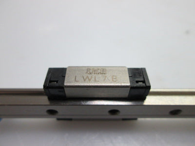 Used IKO LWL7B 6.5" Linear Rail with 3 Slides