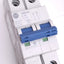 Used Allen Bradley 1489-M2C020 Circuit Breaker, 2-Pole 2A, 480Y/277VAC, DIN Rail