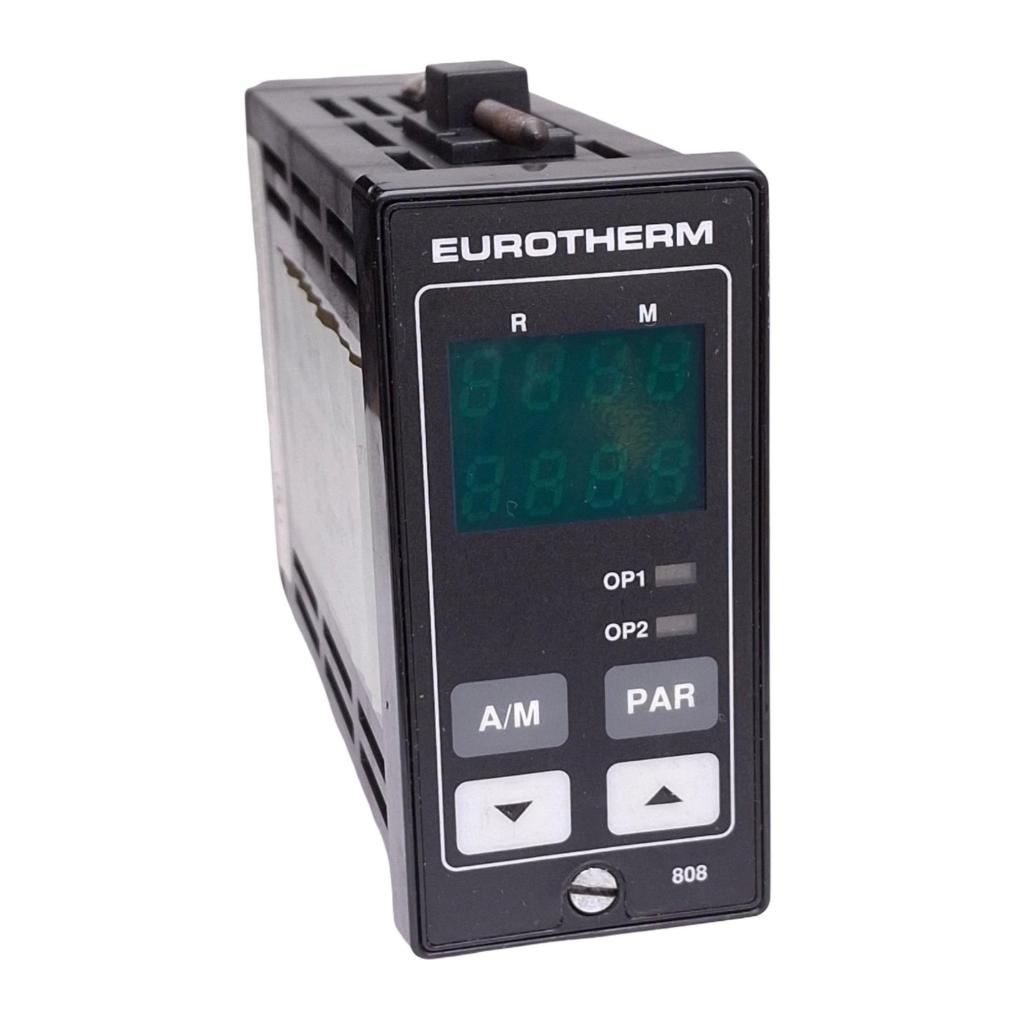 Used Eurotherm 808/T1/T1/N0/QS CJGF130-025 Temperature Controller 32-600F, J TC Input