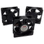 Used Lot of 3 Mechatronics UF12A12BTH Axial Fan, 120mm x 120mm, 115VAC 12W 60Hz