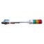 New Patlite LES-302A-RYG Light Tower 24VDC/AC, Red/Yellow/Green, 132.6mm Height