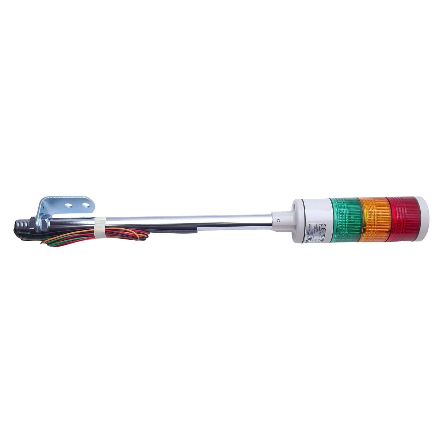 New Patlite LES-302A-RYG Light Tower 24VDC/AC, Red/Yellow/Green, 132.6mm Height