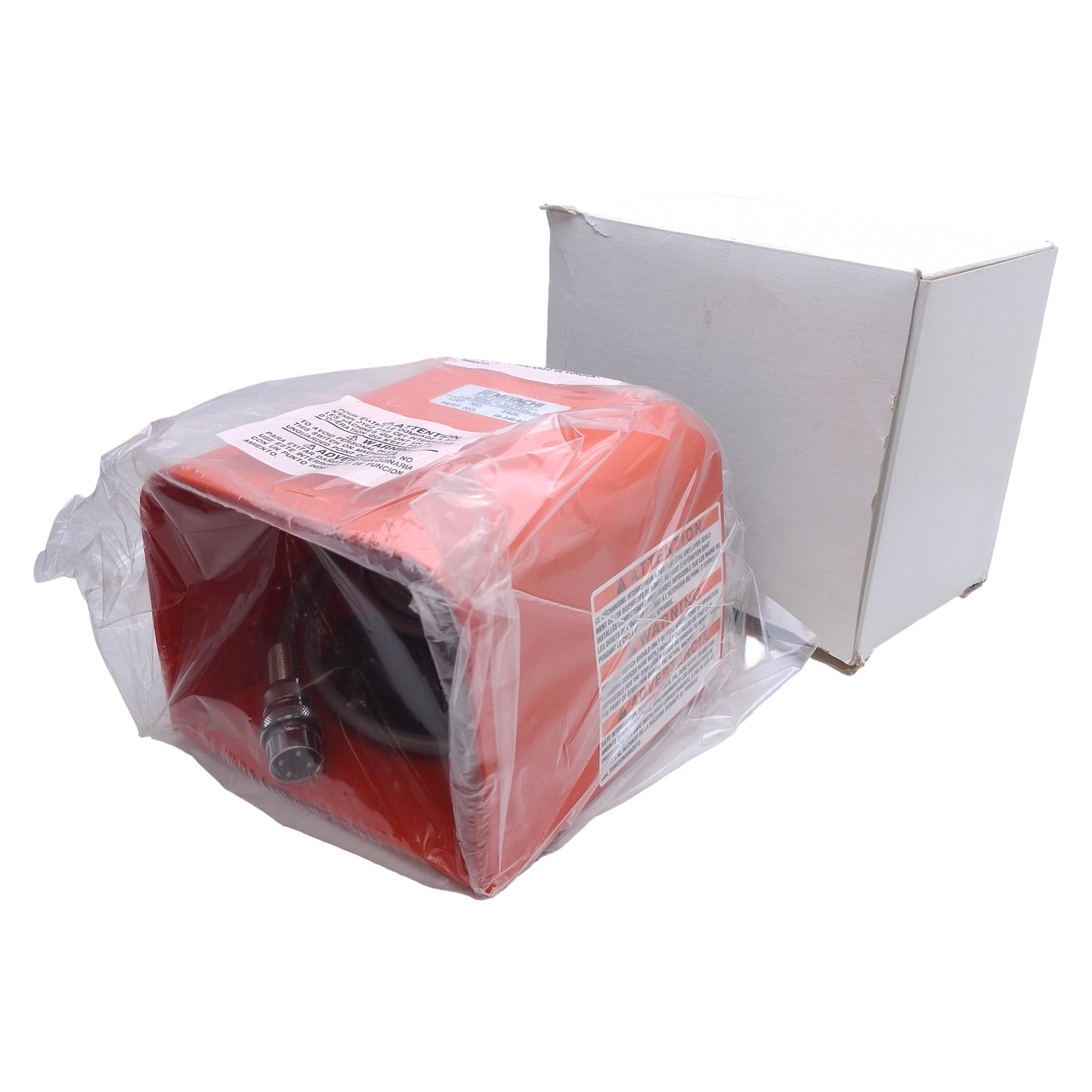 New Unitek Miyachi 10-240-02 FS2L Two-Stage Foot Switch w/Guard, 6ft Cable, SPDT