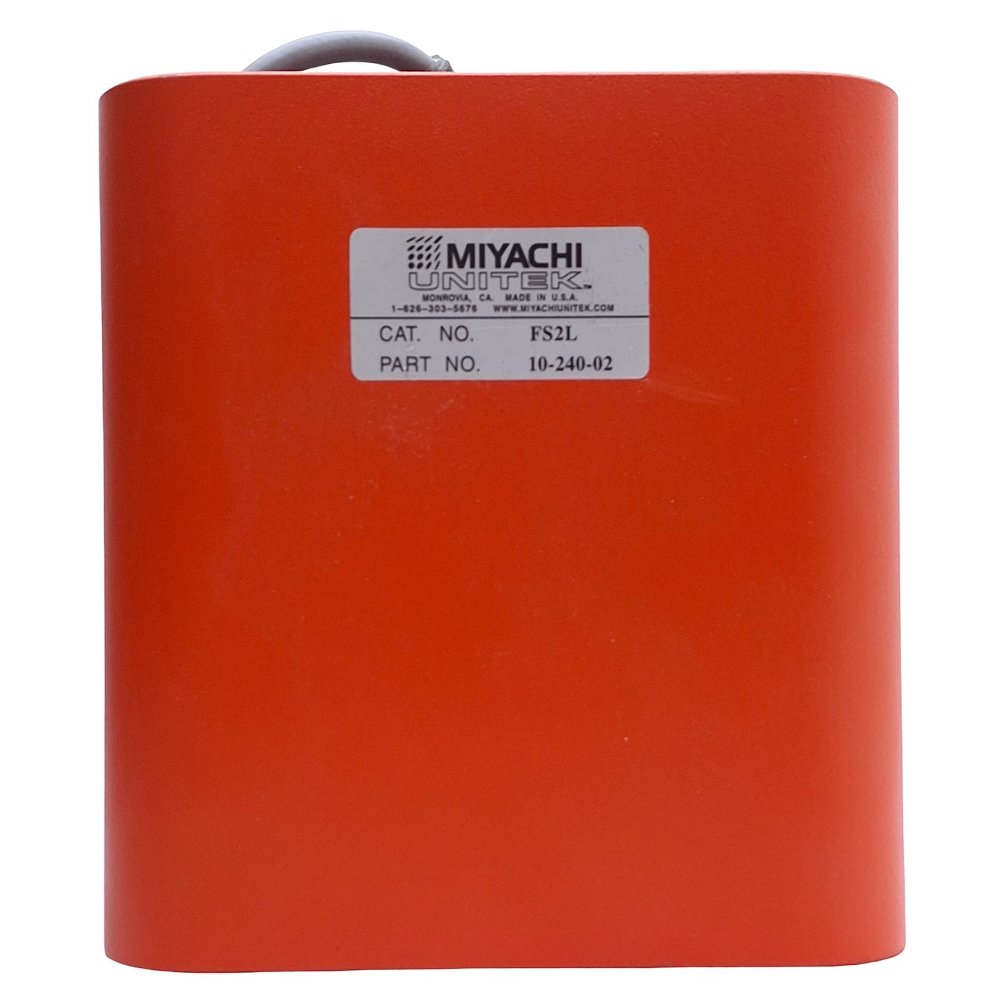 New – Open box Unitek Miyachi 10-240-02 FS2L Two-Stage Foot Switch w/Guard, SPDT, 6ft Cable