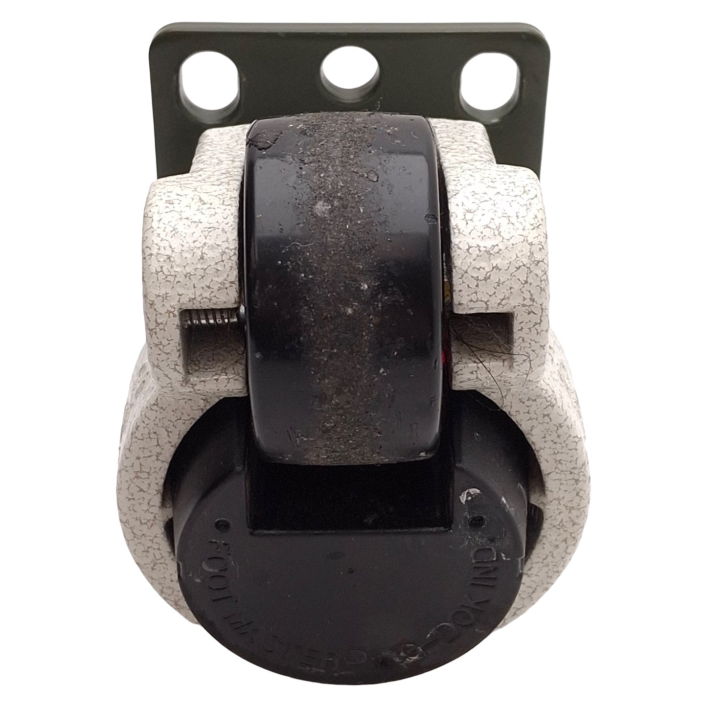 Used Lot of 4 Foot Master GD-60-PUS-F-NYN Leveling Caster, 95mm x 64mm Plate, 560kg