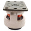 Used Lot of 4 Foot Master GD-60-PUS-F-NYN Leveling Caster, 95mm x 64mm Plate, 560kg