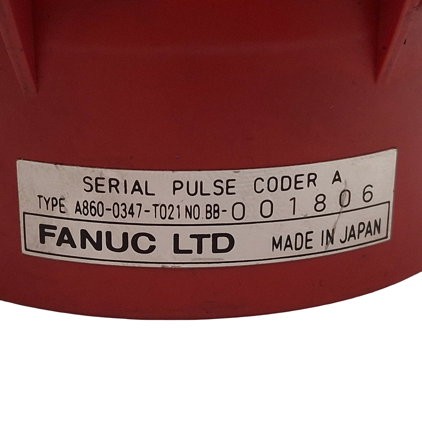Used Fanuc A06B-0369-B355#0002 3-0F Servo Motor, 6-Pole, 3Ø 105VAC 1.8A, 5000rpm