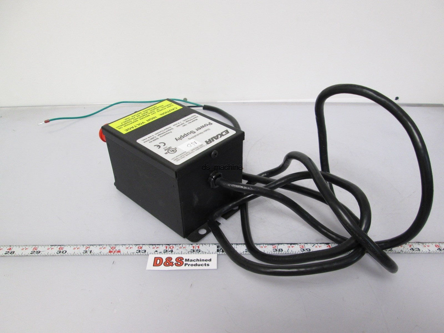Used Exair 7907 Static Neutralizing Power Supply 230VAC 100mA to 5kVrms 5mA *Damaged*
