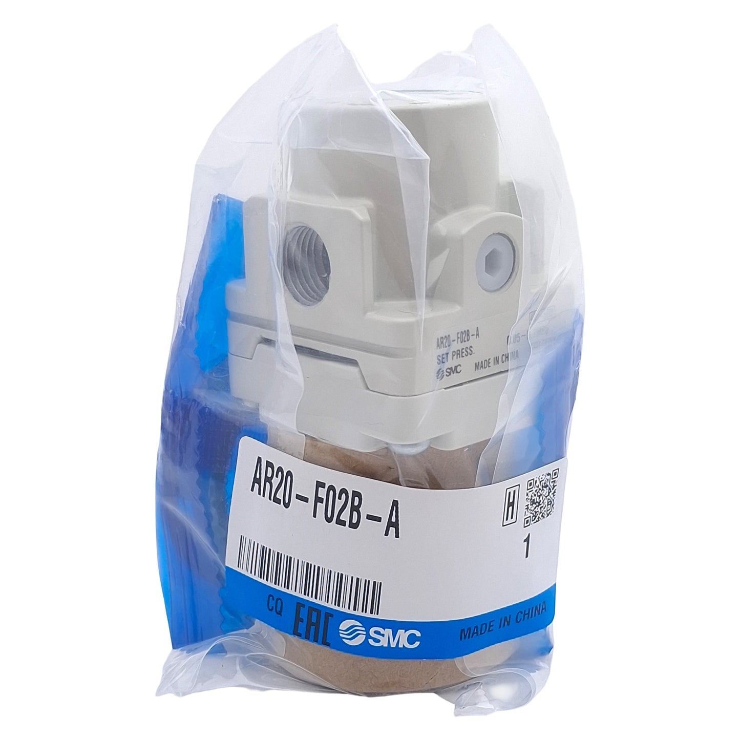 New SMC AR20-F02B-A Pneumatic Modular Regulator, G1/4, 0.05-0.7MPa Set, 1.0MPa Max