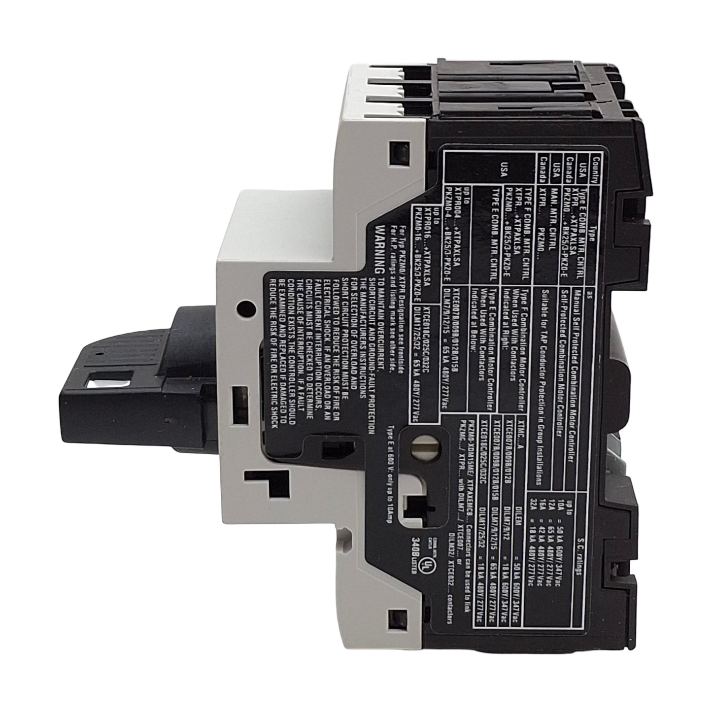 New Eaton PKZM0-4/AK XTPR004BC1 Motor Protective Circuit Breaker, 3-Pole, 2.5-4A
