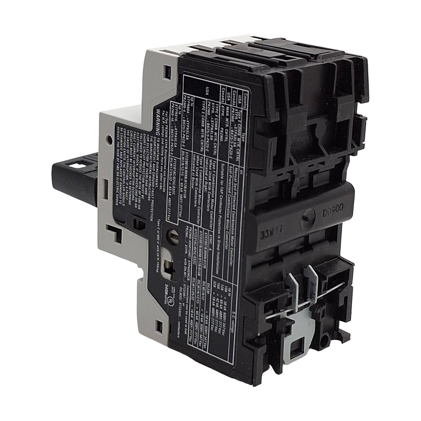 New Eaton PKZM0-4/AK XTPR004BC1 Motor Protective Circuit Breaker, 3-Pole, 2.5-4A