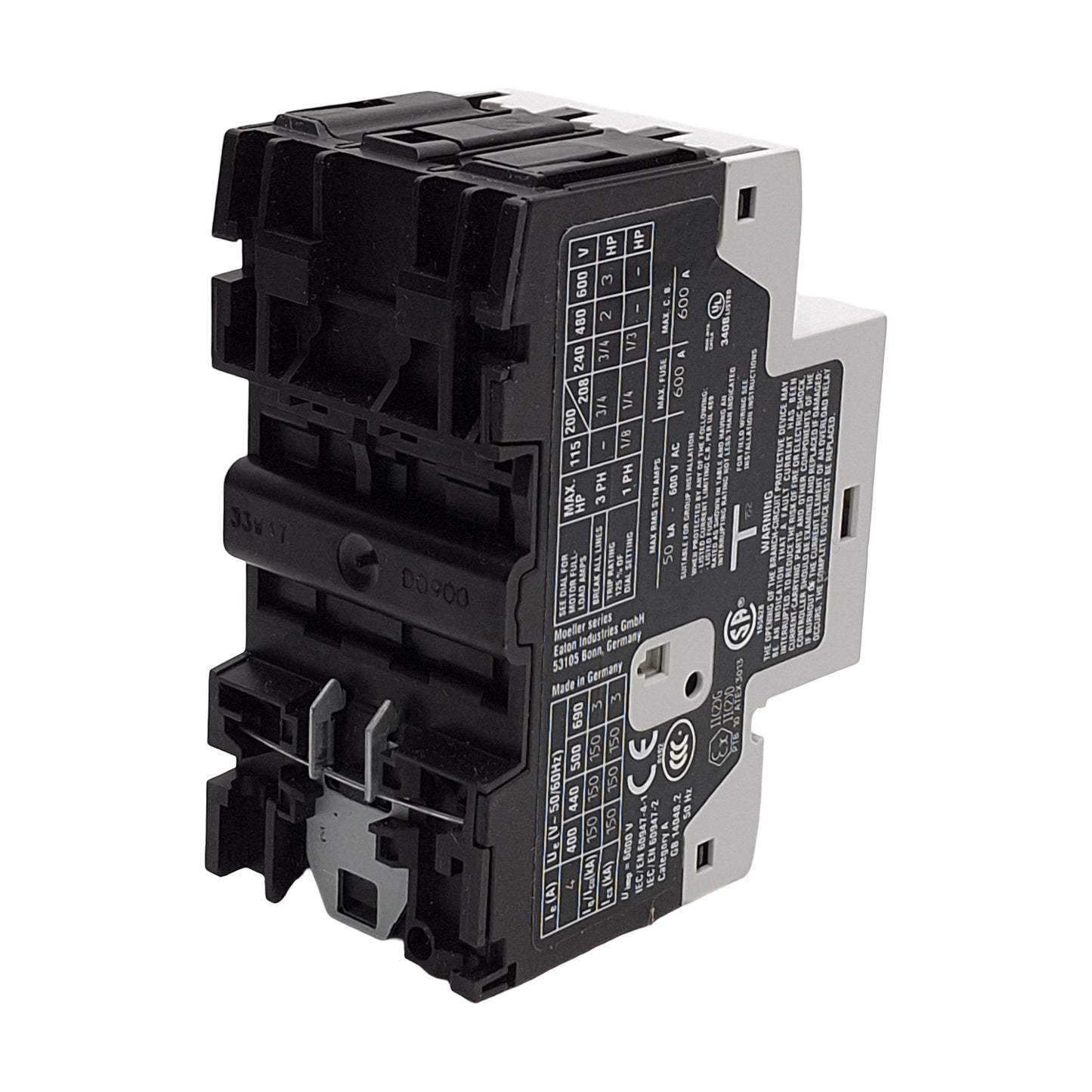 New Eaton PKZM0-4/AK XTPR004BC1 Motor Protective Circuit Breaker, 3-Pole, 2.5-4A
