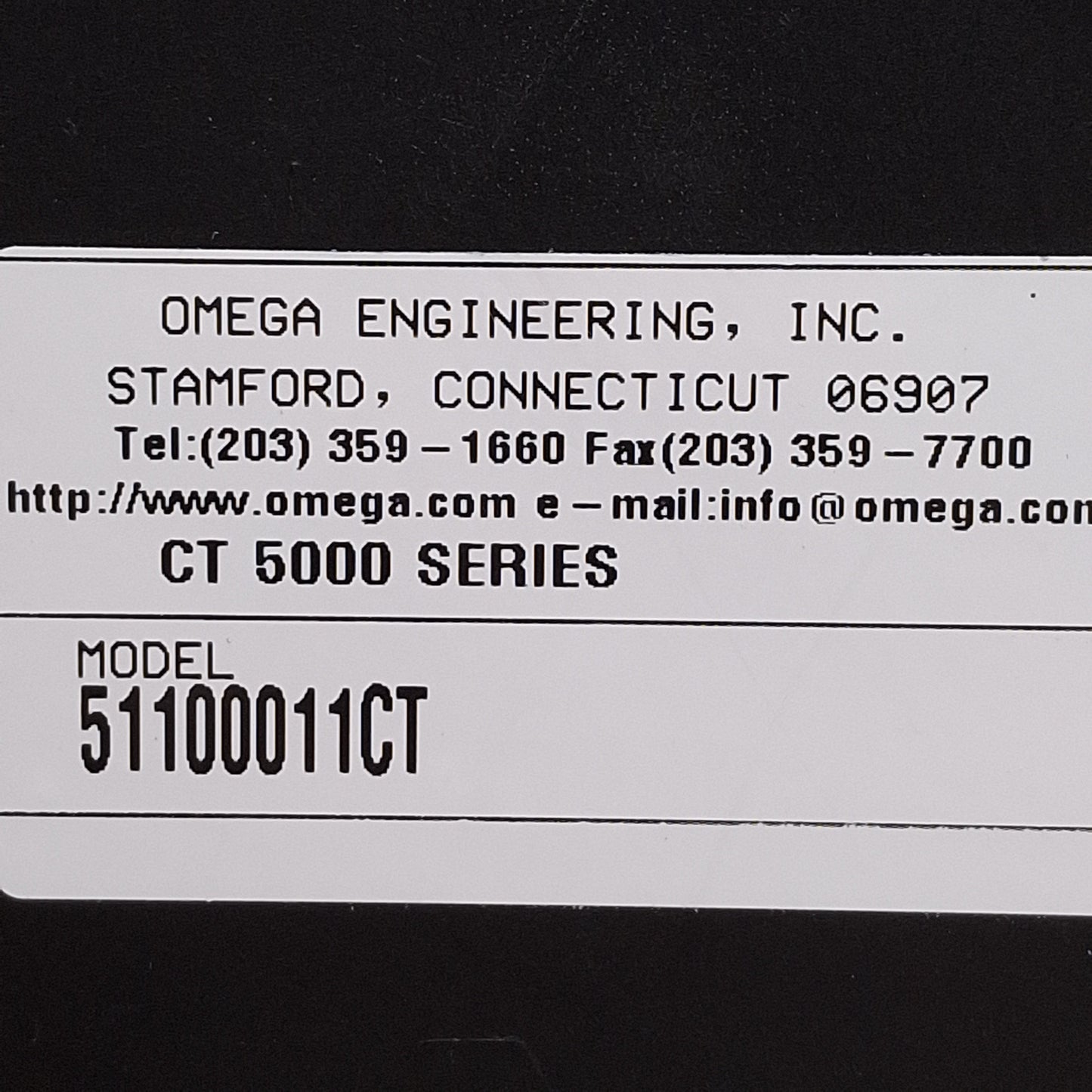 Used Omega 51100011CT CT5000 Dual Chart Recorder, 2-Pen, 10in, 8hr-7d, 100-240VAC