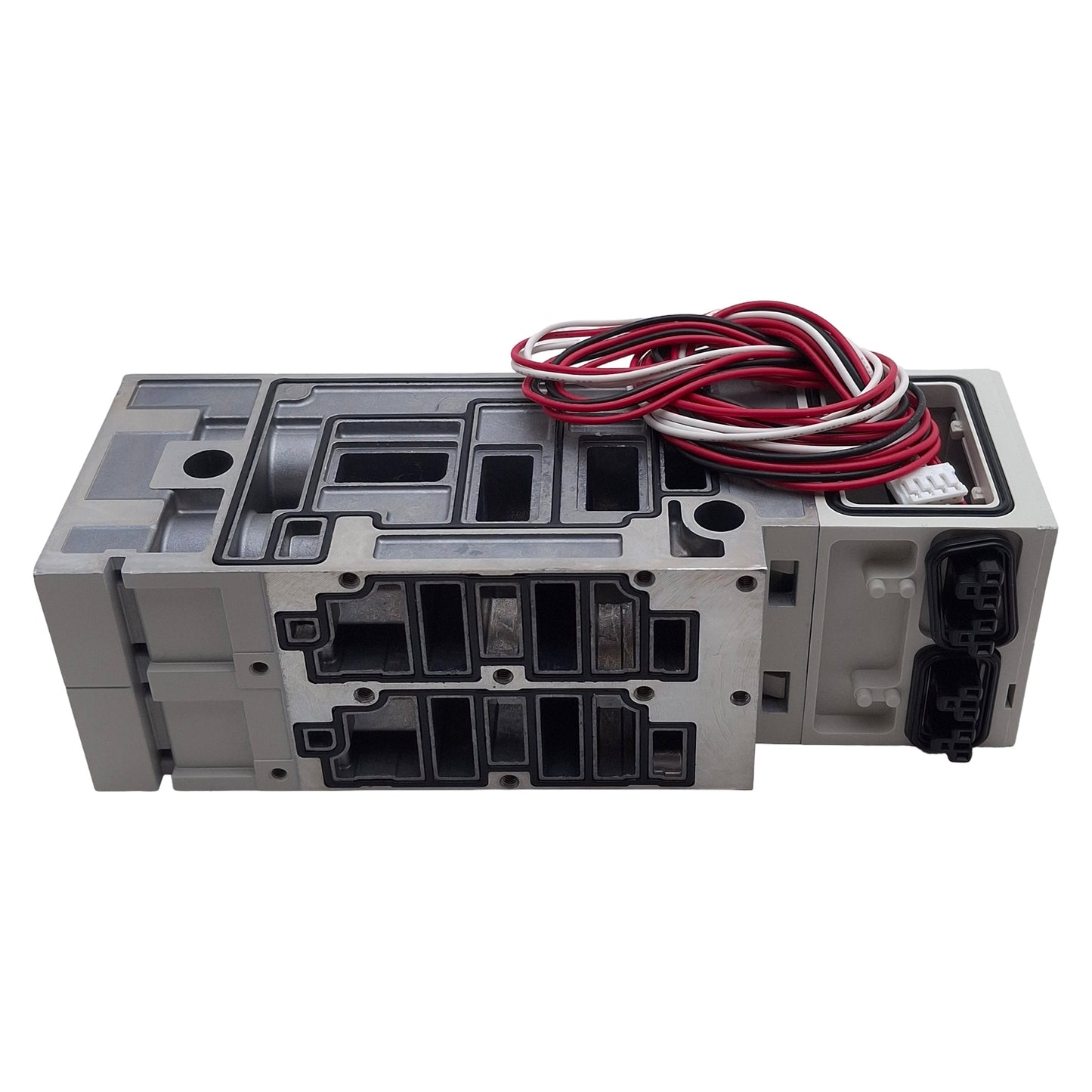 New SMC VVQ4000-1D-T1-03-W Double Manifold Block, Rc3/8, 1.0MPa, Lead Wire