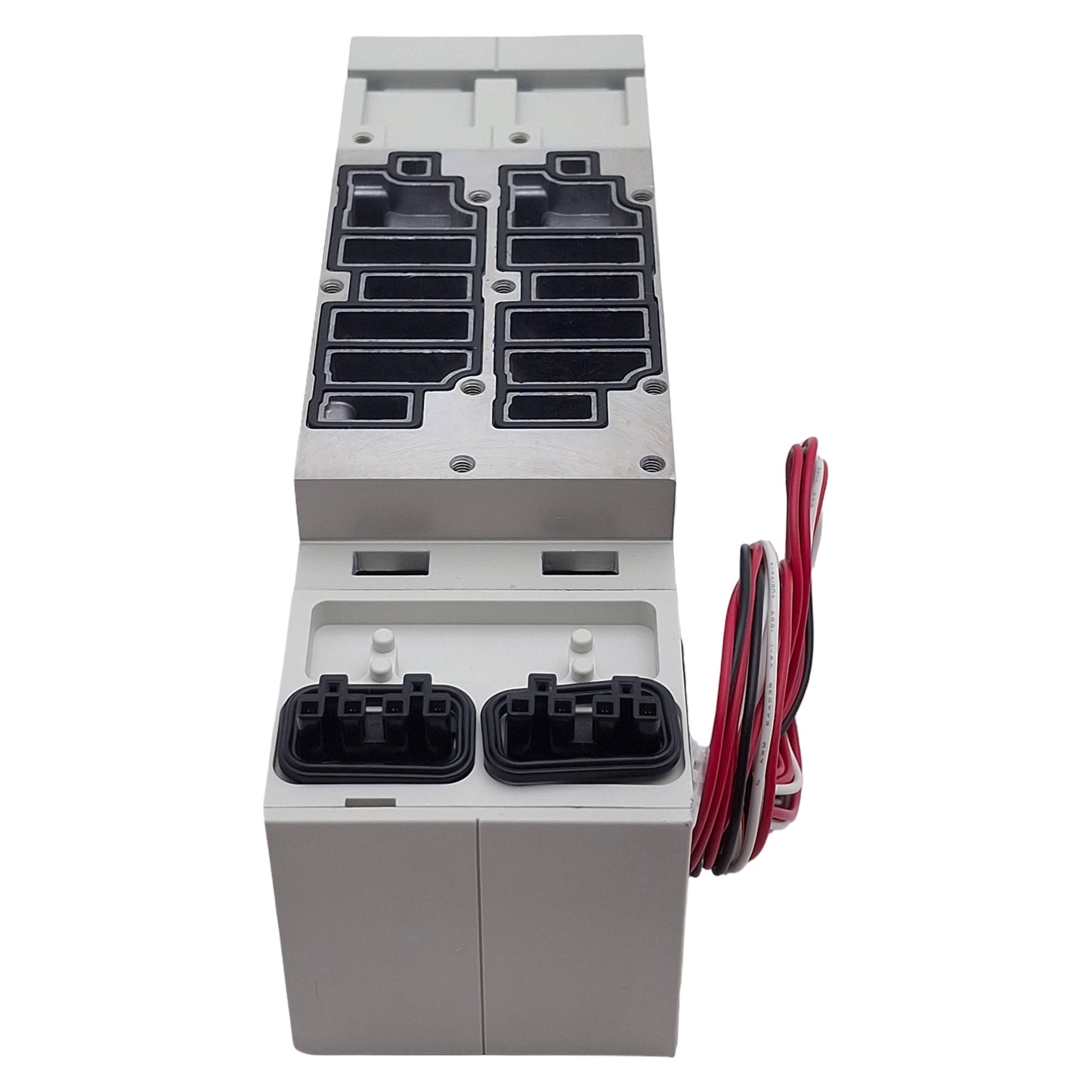 New SMC VVQ4000-1D-T1-03-W Double Manifold Block, Rc3/8, 1.0MPa, Lead Wire