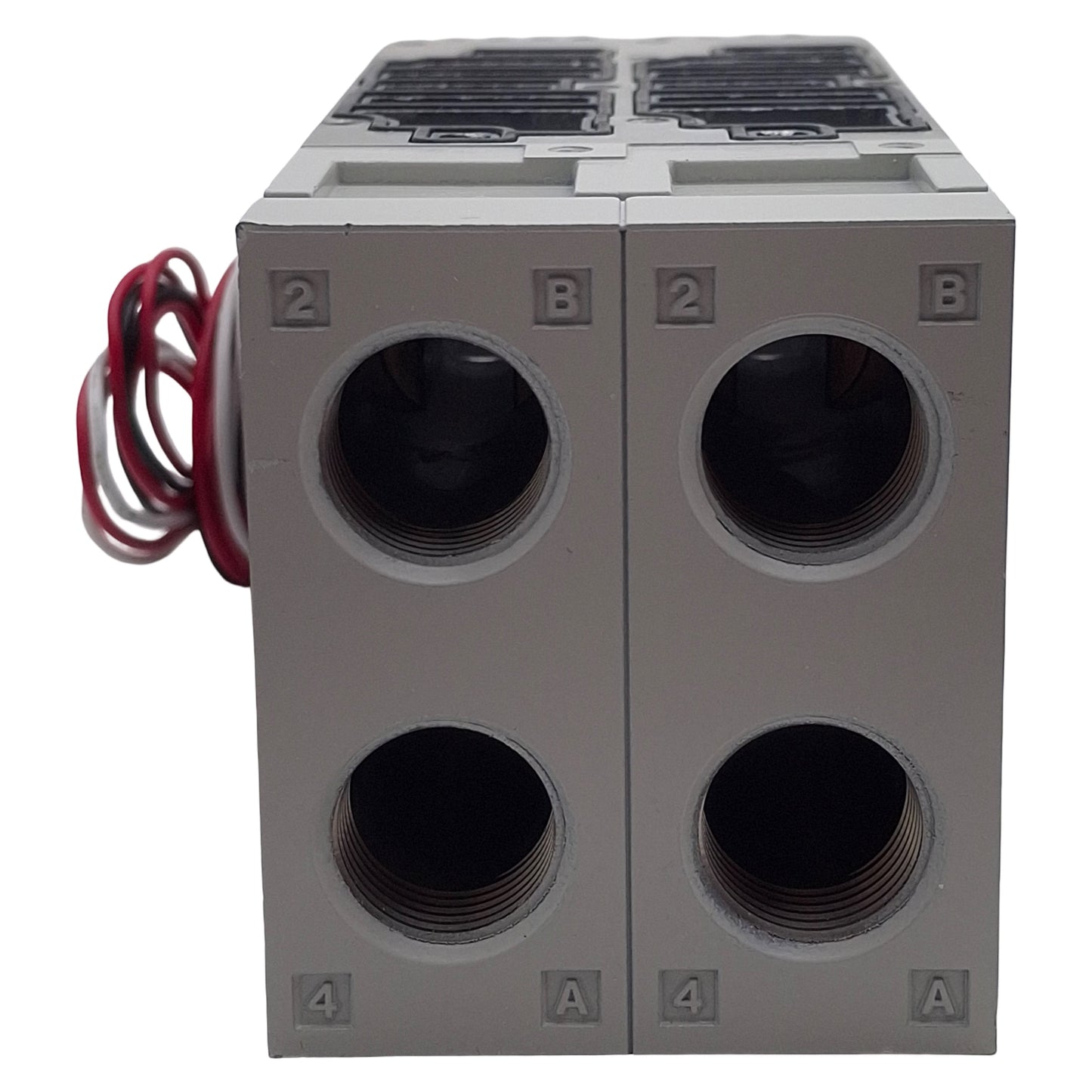 New SMC VVQ4000-1D-T1-03-W Double Manifold Block, Rc3/8, 1.0MPa, Lead Wire