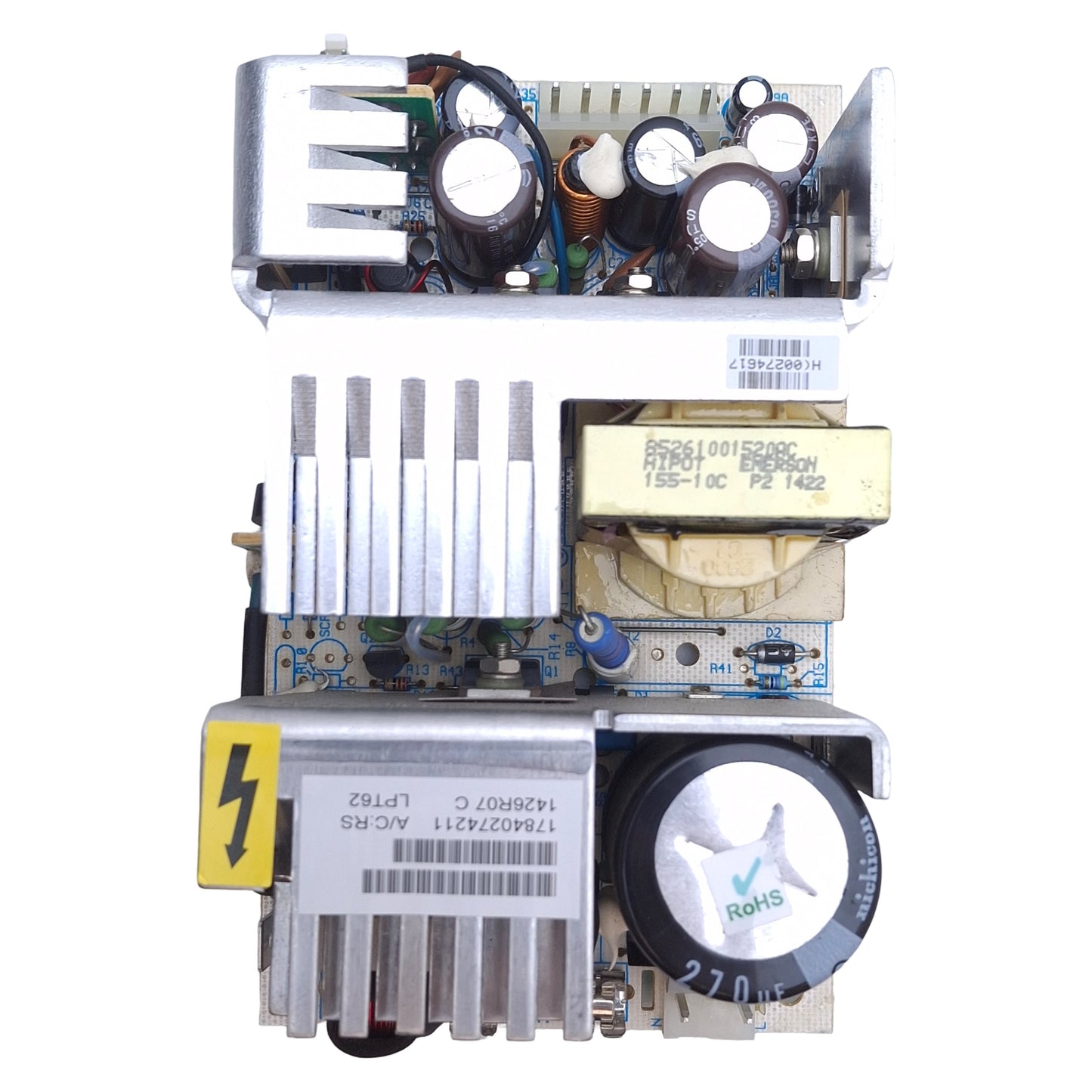 Used Astec LPT62 Power Supply, 60-80W, 85-264VAC/120-300VDC Input, 5VDC/15VDC Output