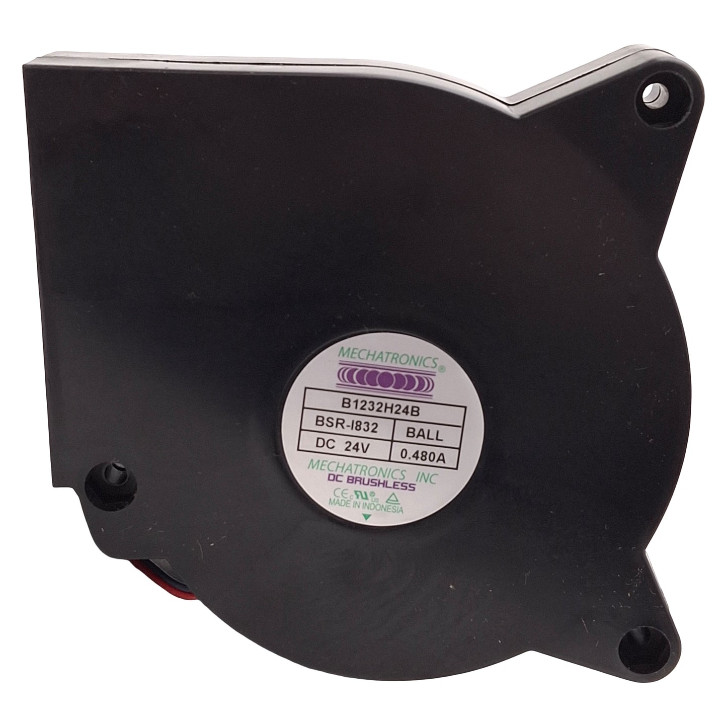 Used Lot of 3 Mechatronics B123H24B BSR-I832 Blower Fan, 28cfm, 2800rpm, 24VDC 0.48A