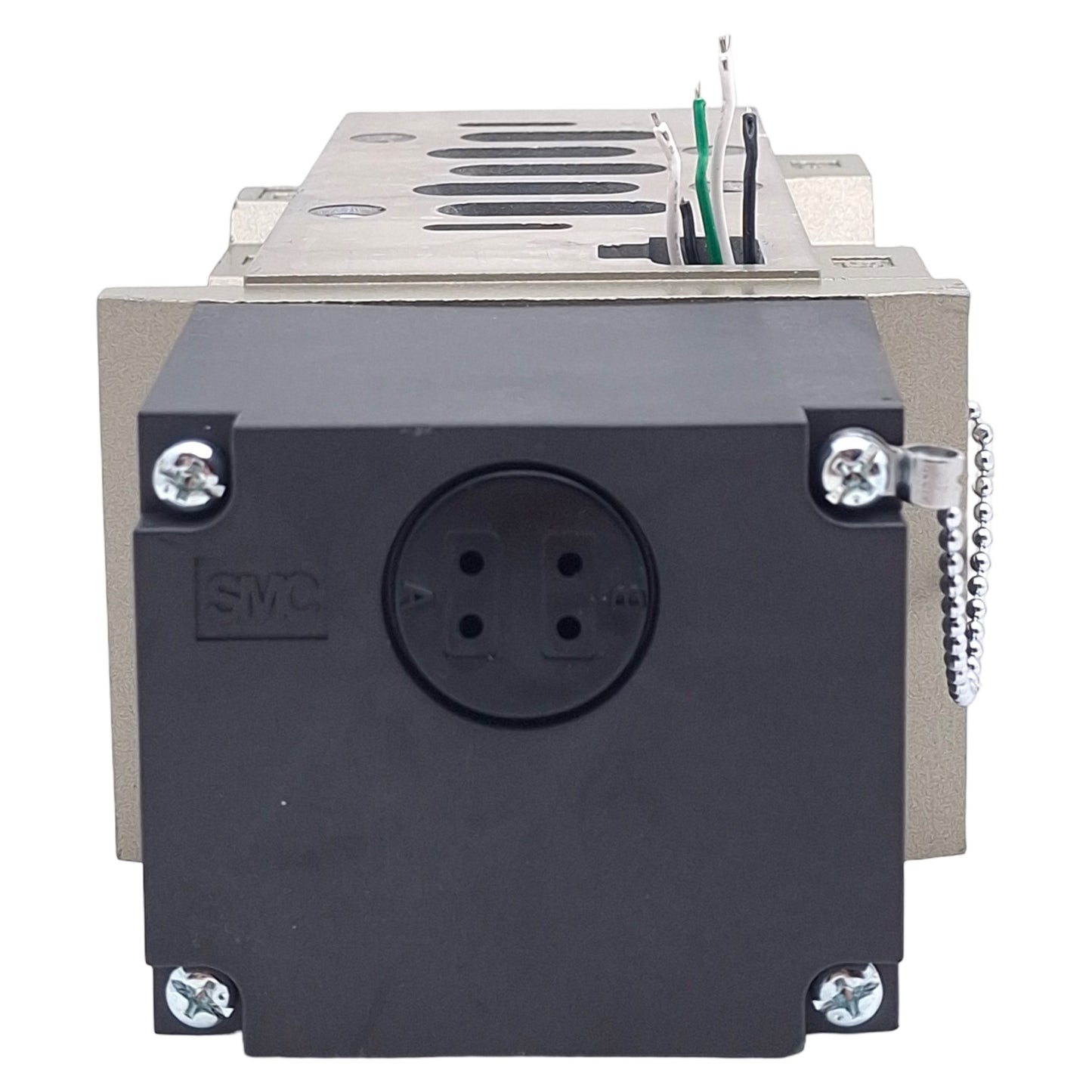 Used SMC VS8-3-A06T Side-Port Subplate, 5-Way, 3/4in NPT, 1.0MPa *No Micro Connector*
