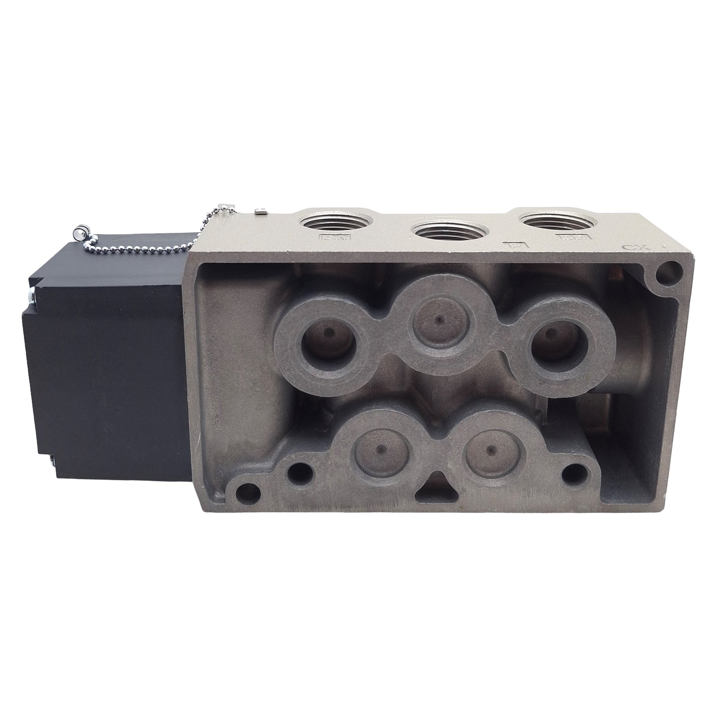 Used SMC VS8-3-A06T Side-Port Subplate, 5-Way, 3/4in NPT, 1.0MPa *No Micro Connector*
