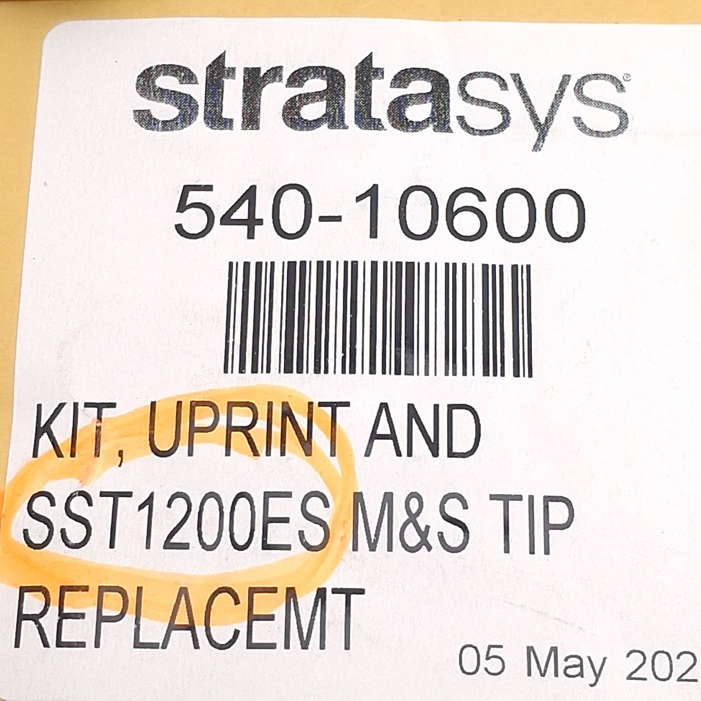 New – Open box Stratasys 540-10600 UPrint Replacement Kit for SST1200ES, *Only Comes w/ Tips*