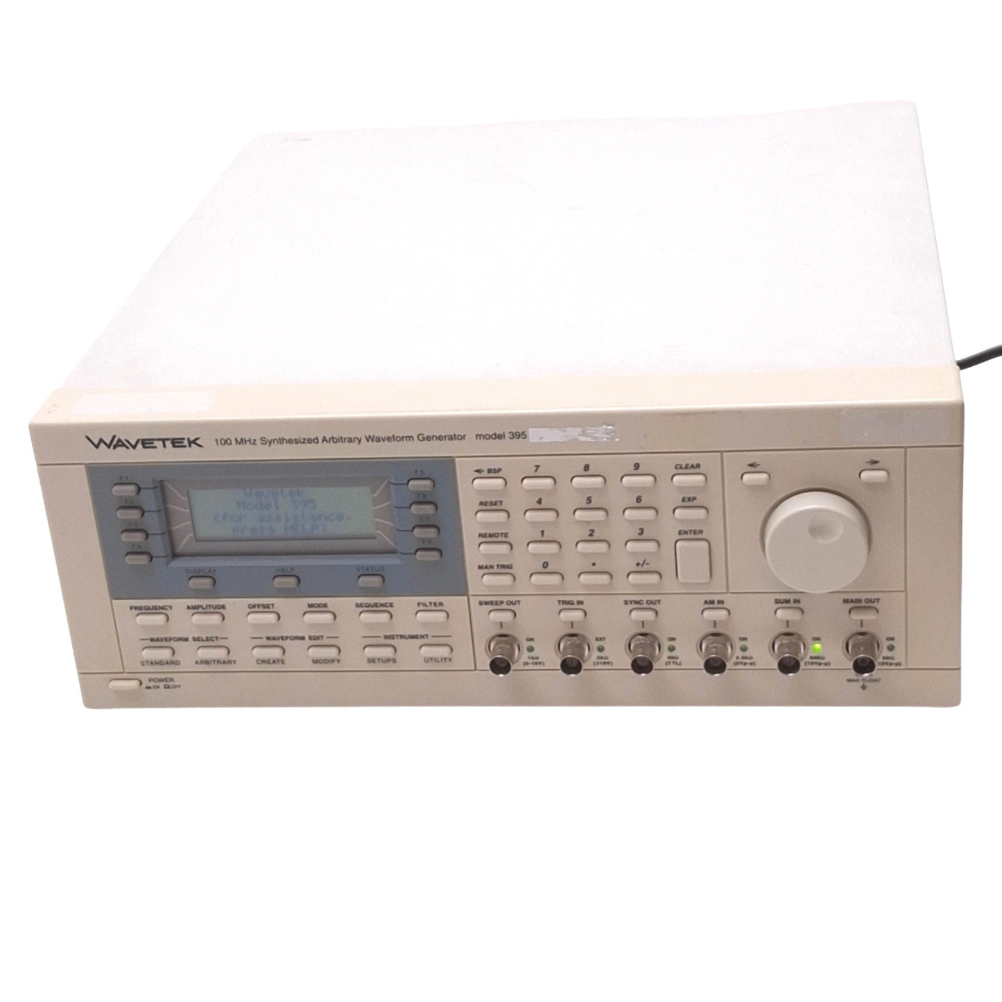 Used Wavetek 395 Synthesized Arbitrary Waveform Generator, 100MHz, 100MS/s, 12-bit
