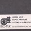 Used Bio-Tek 601A Blood Pressure Systems Calibrator 0-300mmHg Range, 125VAC
