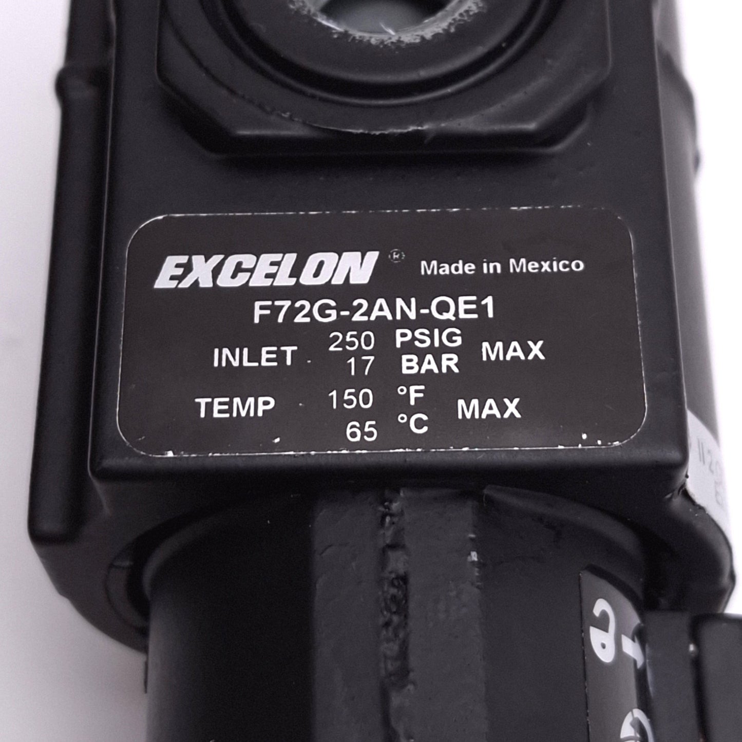 Used Norgren F72G-2AN-QE1 Excelon Air Filter, 1/4in NPT, 5μm, 250psi/17bar Max