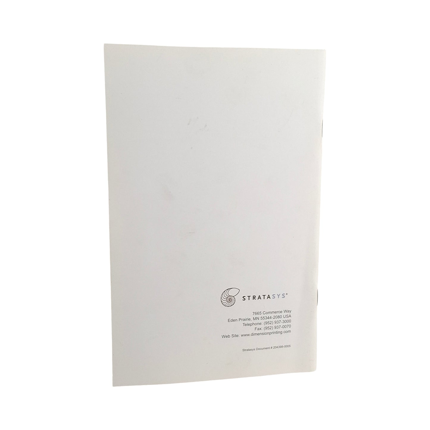 Used Stratasys BST1200es / SST1200es User Guide For FDM ABS 3D Printer