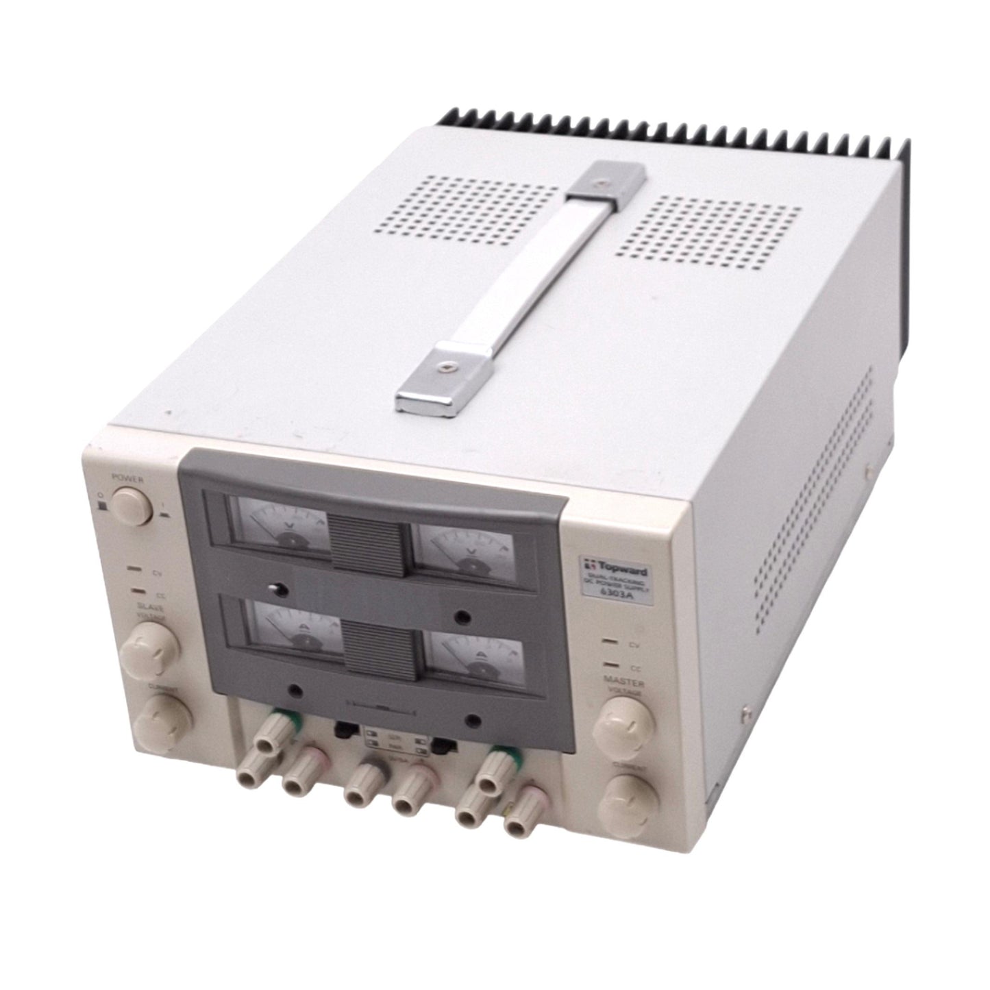 Used Topward 6303A Dual-Tracking DC Power Supply, 0-30V 0-3A, 100W Max, 100-240VAC In