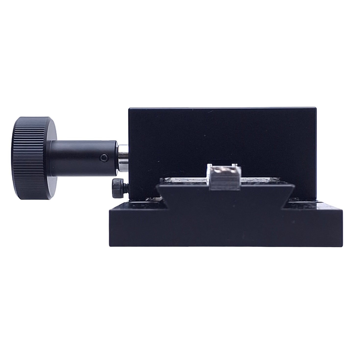 Used Edmund Optics 59-263 One Knob Linear Stage 125mm Travel, 186mm Length, 62x60mm