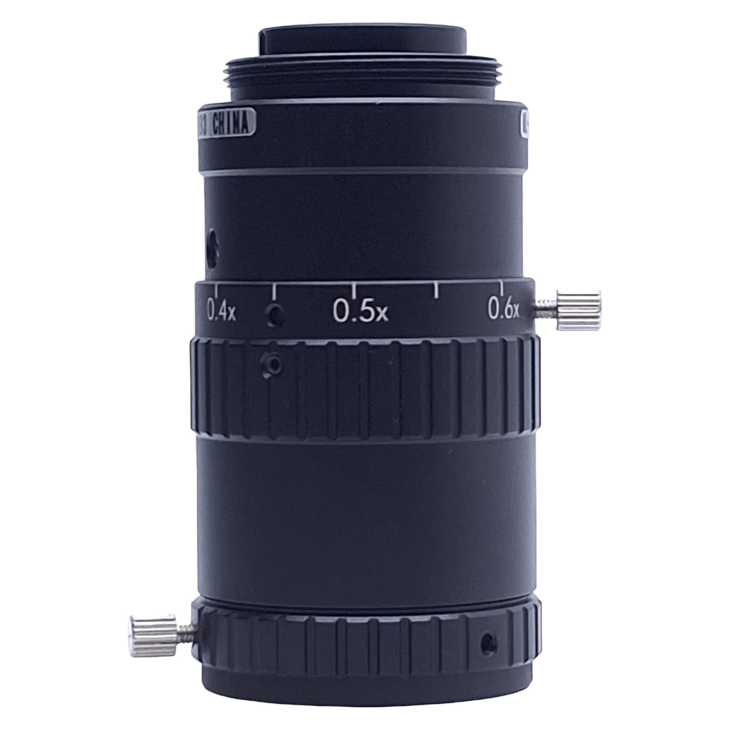 Used Moritex ML-MC35HR Macro Lens, 2/3in, 0.25-0.70x, F3.6-16, 35mm Focal, C-Mount