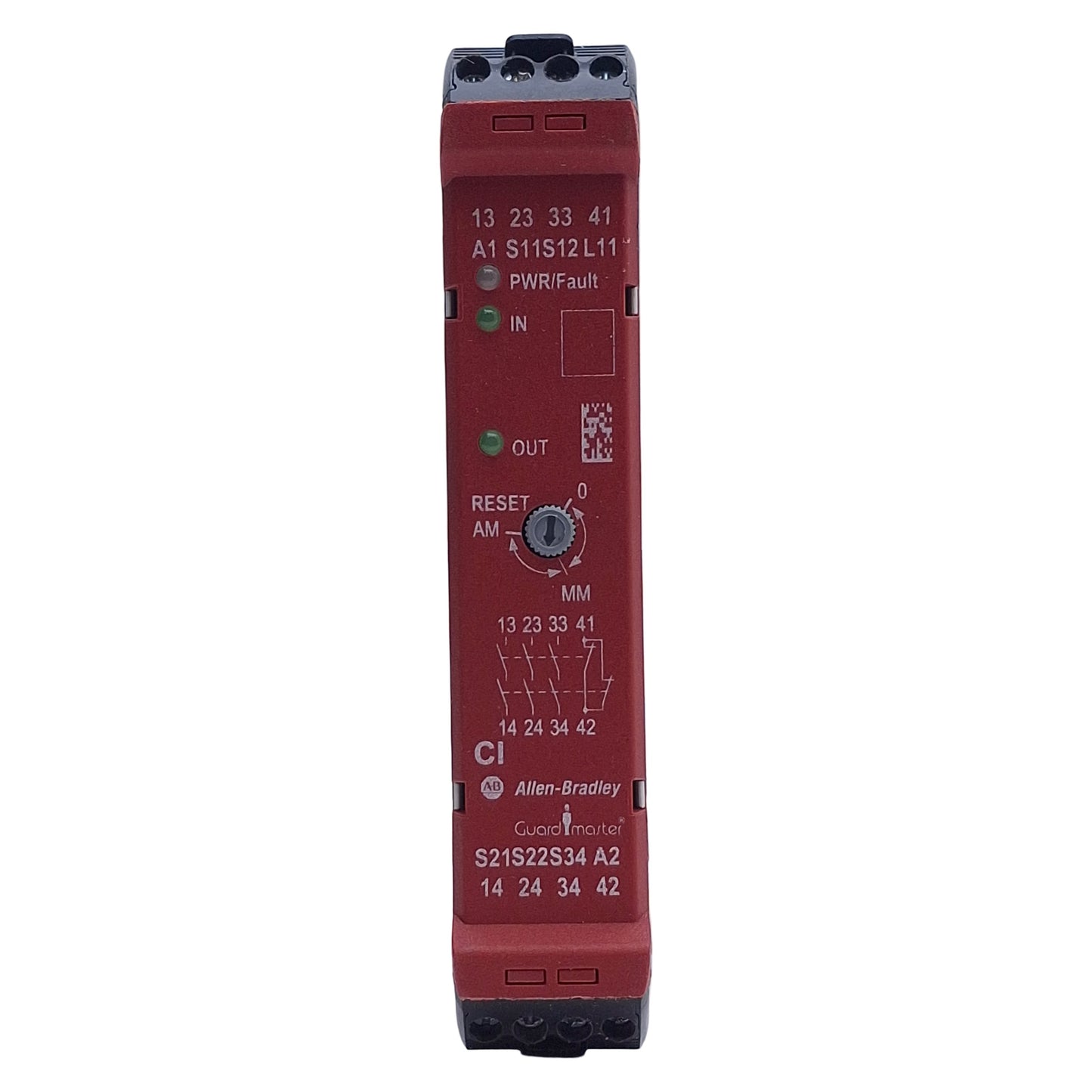 New Allen Bradley 440R-S13R2 Guardmaster CI Safety Relay 250VAC 1.5A, 3NO-1NC, 24VDC