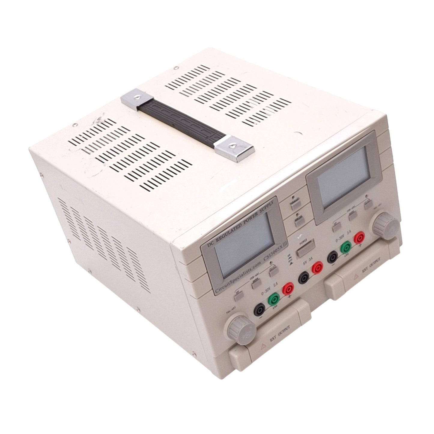 Used Circuit Specialists CSI3005XIII Triple-Output DC Regulated Power Supply 0-30V 5A