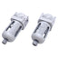 Used Lot of 2 SMC AF20-N01-CZ-A Pneumatic Filter, 1/8in NPT, 150psi Max, 5µm