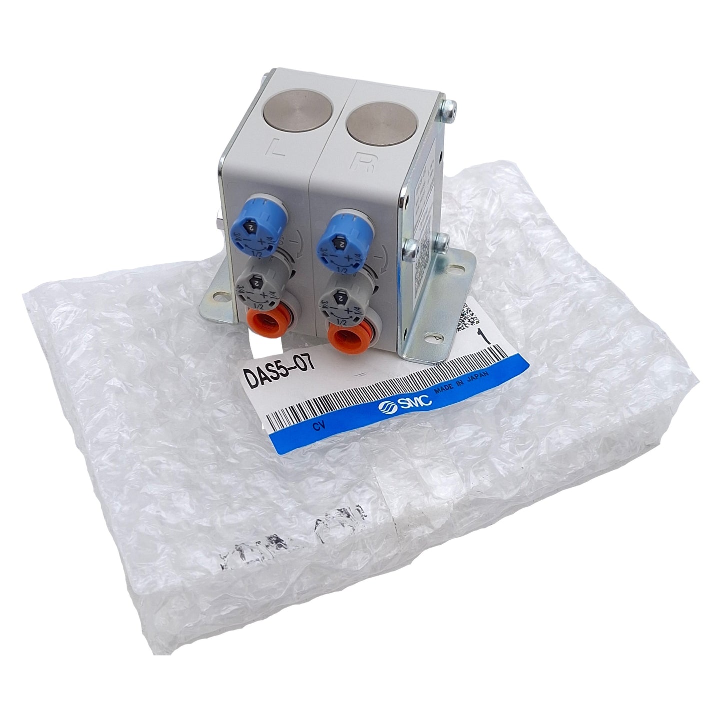 New SMC DAS5-07 Deceleration Controller, ø1/4in Tube, 0.7MPa Max, 0.2MPa Min