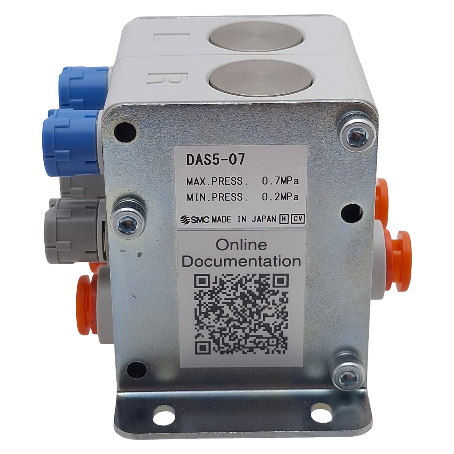 New SMC DAS5-07 Deceleration Controller, ø1/4in Tube, 0.7MPa Max, 0.2MPa Min