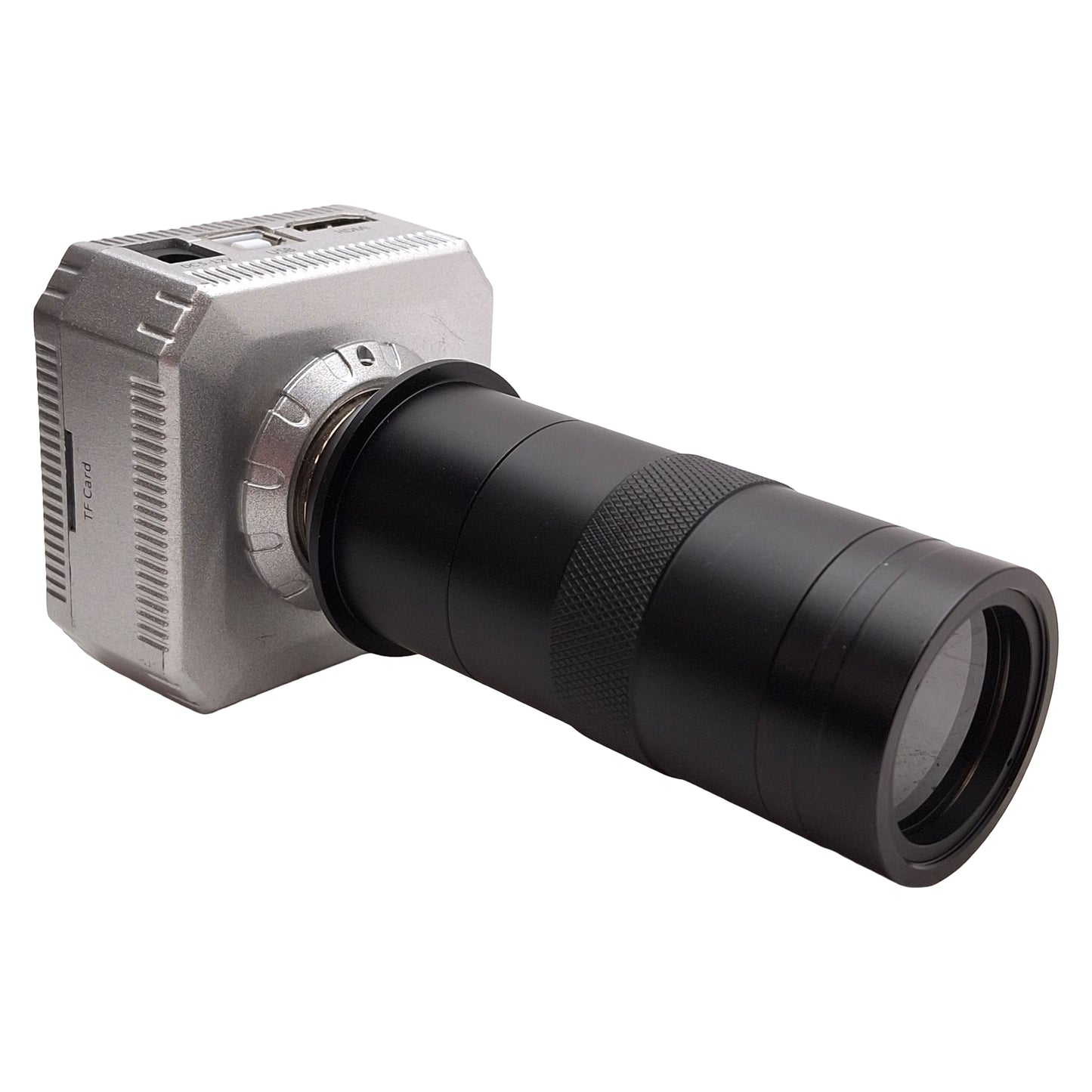 Used RADHAX Digital Microscope Camera w/ 100X Lens, 30MP, 1080P, HDMI, USB-B, 5-12VDC