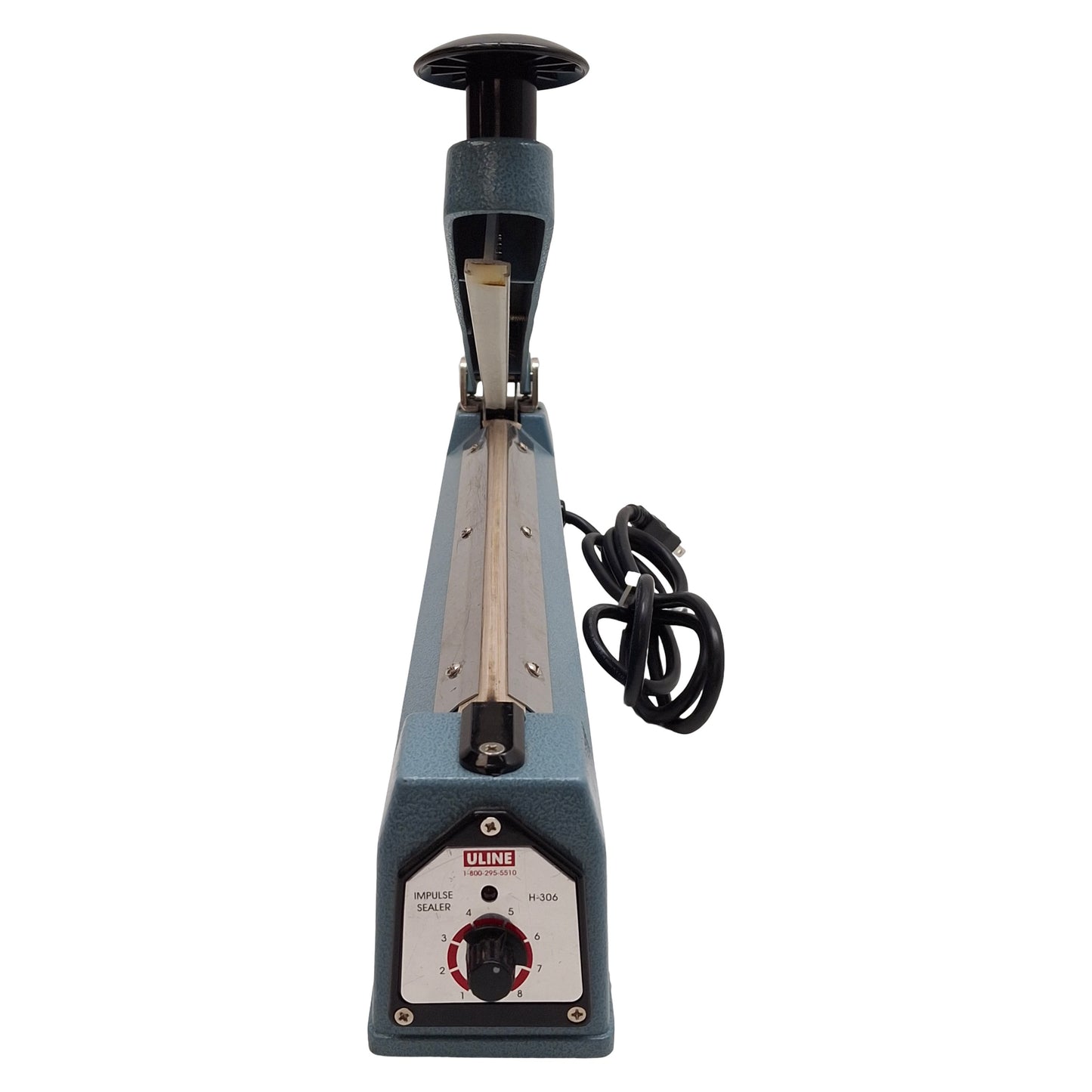 Used ULINE H-306 Tabletop Impulse Sealer, 16in x 1/16in Seal, 8mil, 670W, 120VAC