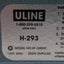 Used ULINE H-293 Tabletop Impulse Sealer w/ Cutter, 12in x 1/16in Seal, 8mil, 120VAC
