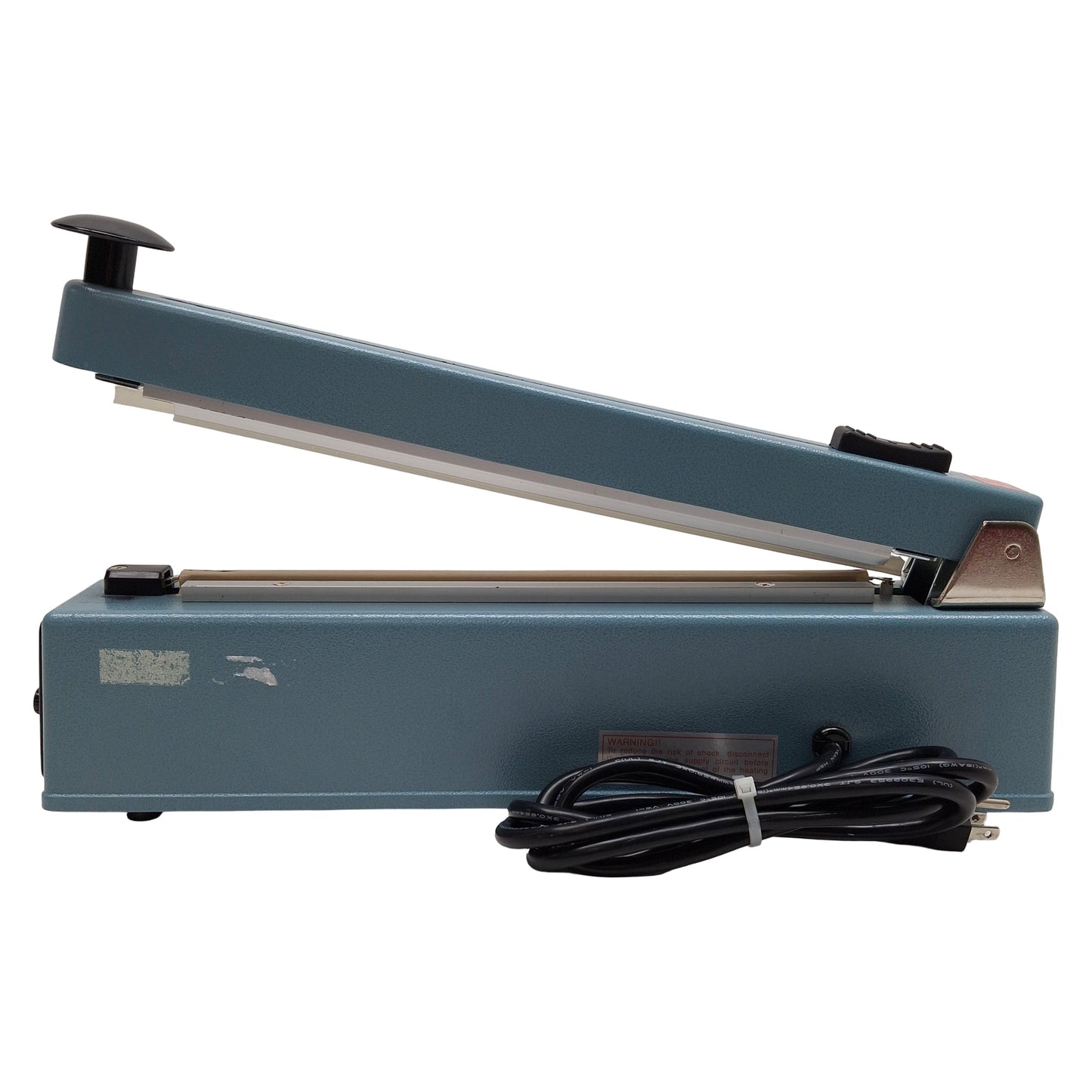 Used ULINE H-293 Tabletop Impulse Sealer w/ Cutter, 12in x 1/16in Seal, 8mil, 120VAC