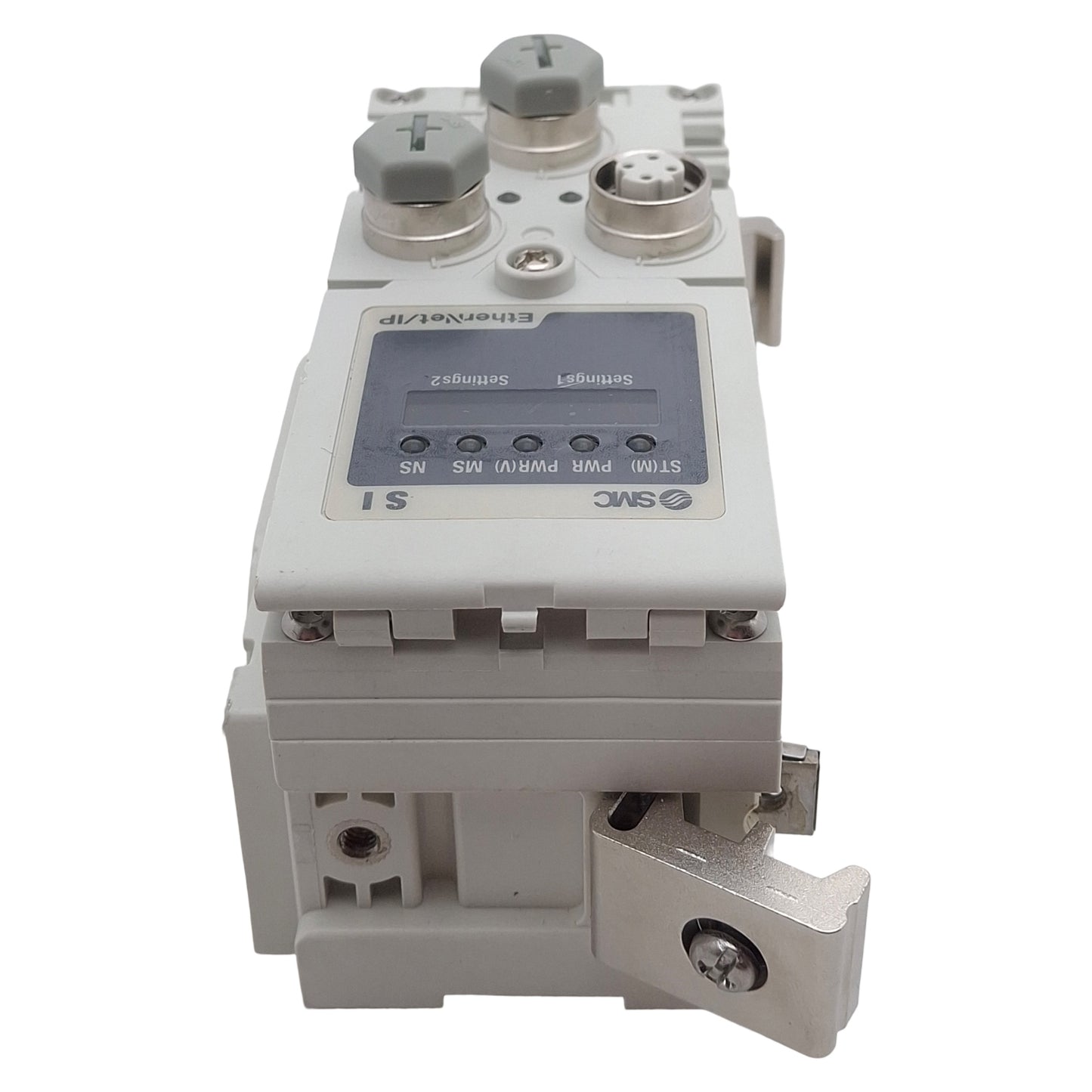 Used SMC EX600-SEN3 Ethernet/IP Fieldbus SI Unit, PNP, 32-Output, 2-Port, M12, 24VDC
