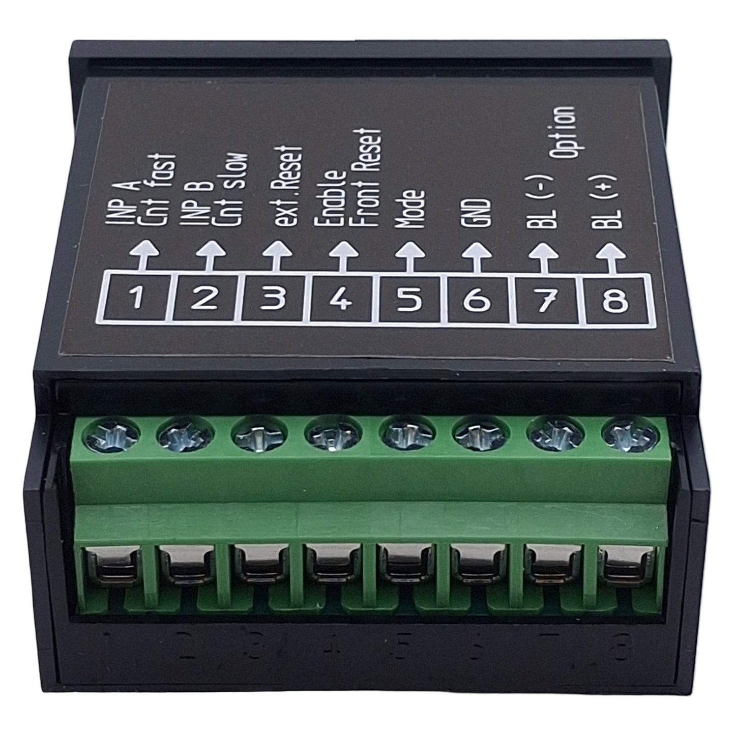 New Eaton E5-024-C0400 LCD Display Counter/Totalizer, PNP/NPN, 8-Digit, 1/32 DIN