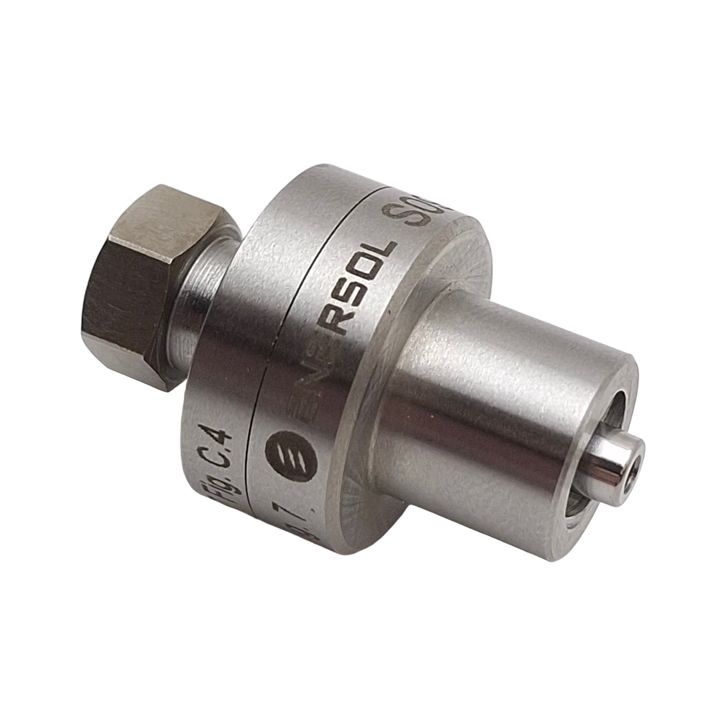 Used Enersol S09 Male Reference Connector, Male Luer Leak Testing Assembly/Screwing