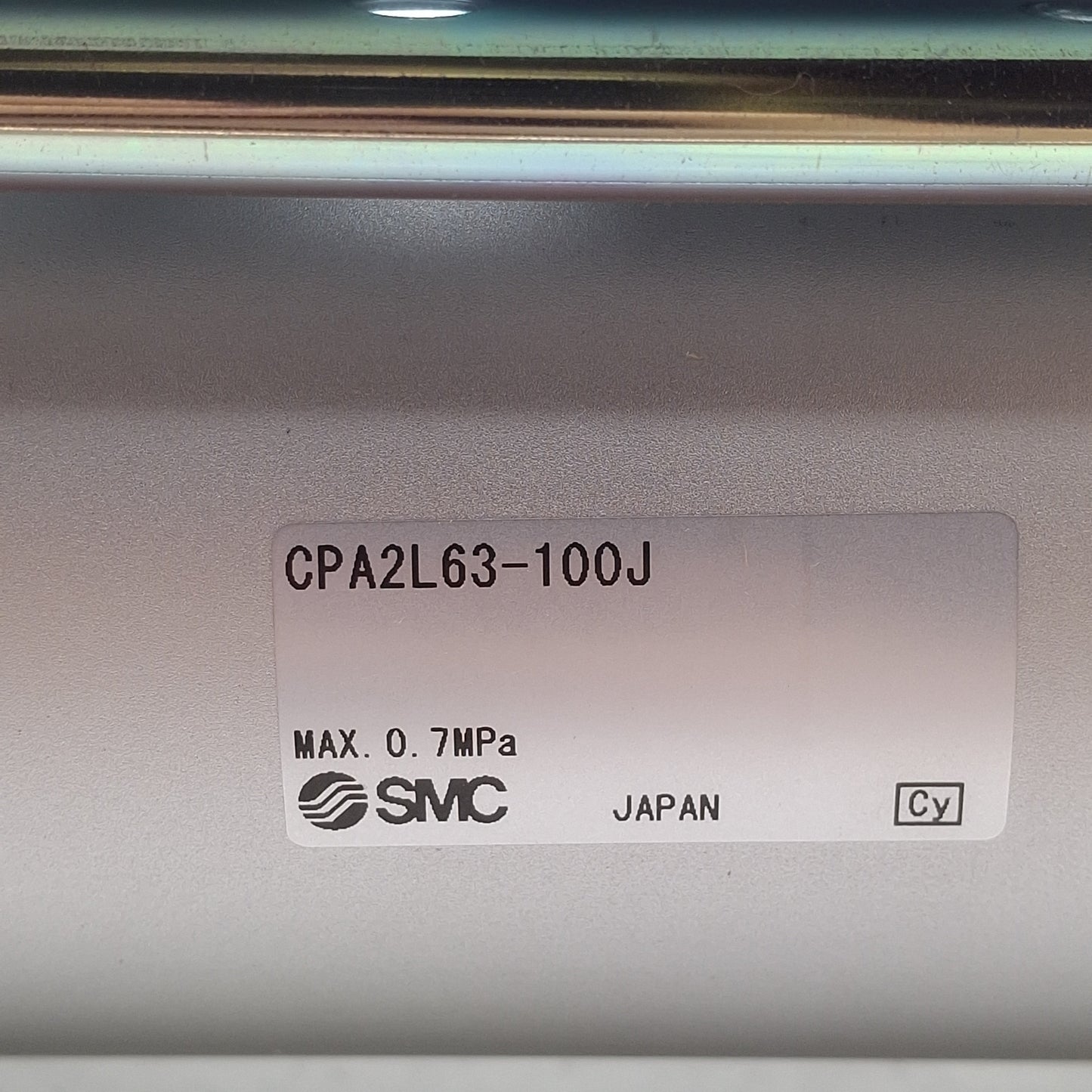 New SMC CPA2L63-100J Cylinder with Positioner, ø63mm Bore, 100mm Stroke, 0.7MPa